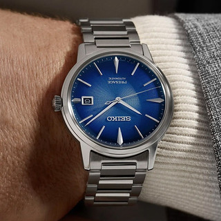 SEIKO精工 Presage 東京飛行調酒機械錶-39.5mm(SRPJ13J1/4R35-05E0B)