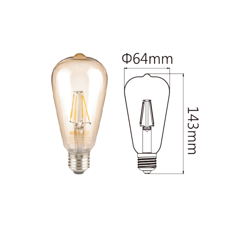 【舞光】 LED 造型 復古 玻璃 燈絲燈 E27 E14 4W 6.5W 黃光 橘黃光 含稅價 量多優惠