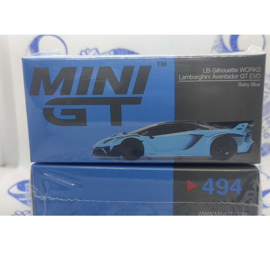 (現貨) Mini GT 494  左駕 Lamborghini Aventador GT EVO 牛