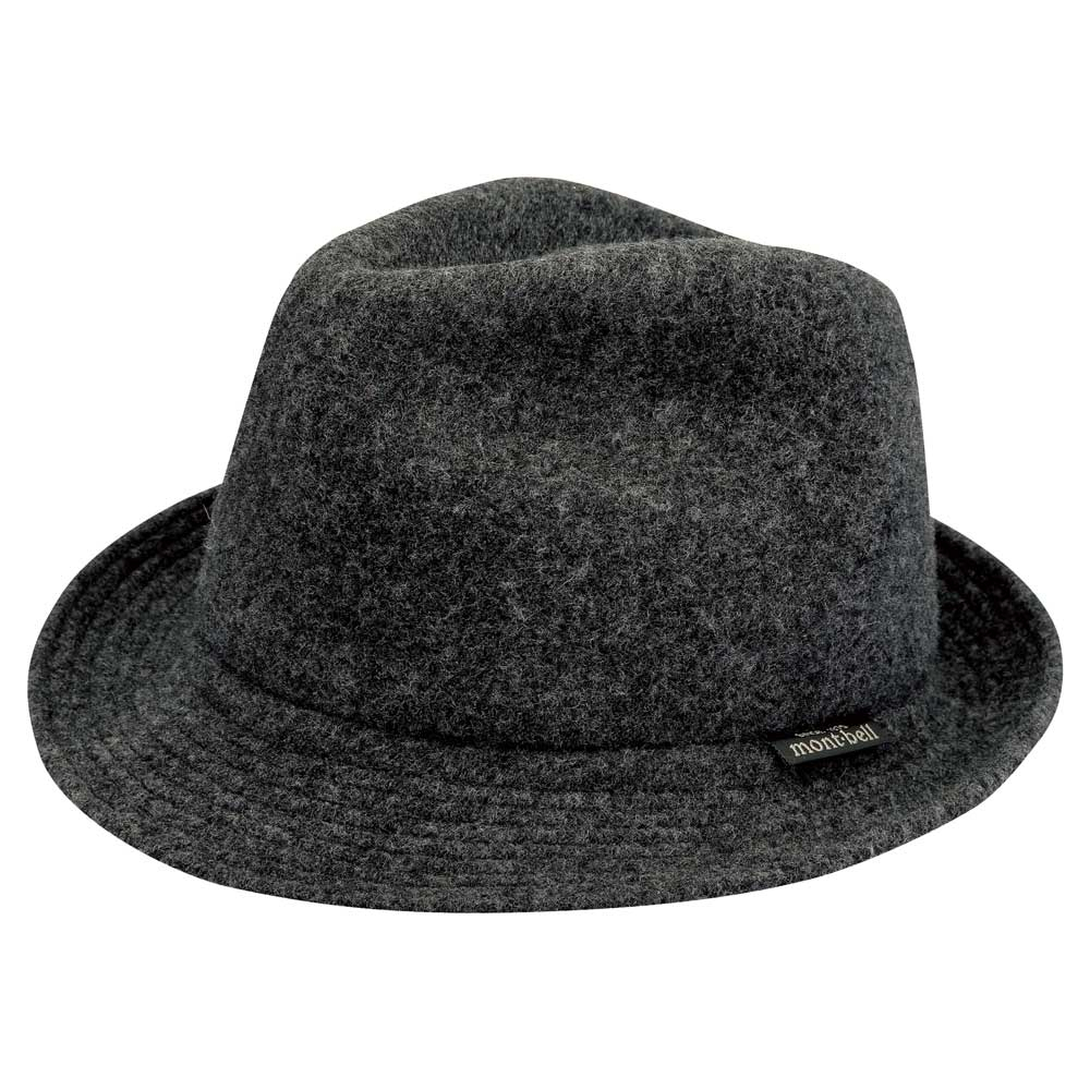 【mont-bell】Felt Short Brim Hat Unisex 羊毛帽 -炭灰 2108176HCH