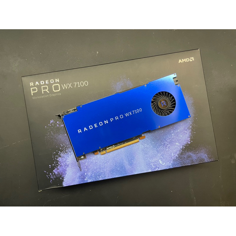 AMD Radeon PRO WX7100 專業繪圖卡顯示卡 8GB GDDR5 非礦卡 外接盒換下