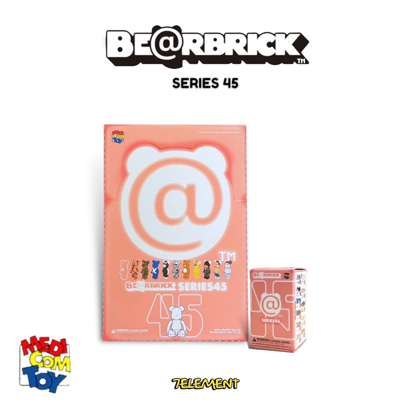 BE@RBRICK SERIES 45 庫柏力克熊 45代 庫柏力克 盒抽 中盒 MEDICOM 隱藏 現貨 全新一中盒