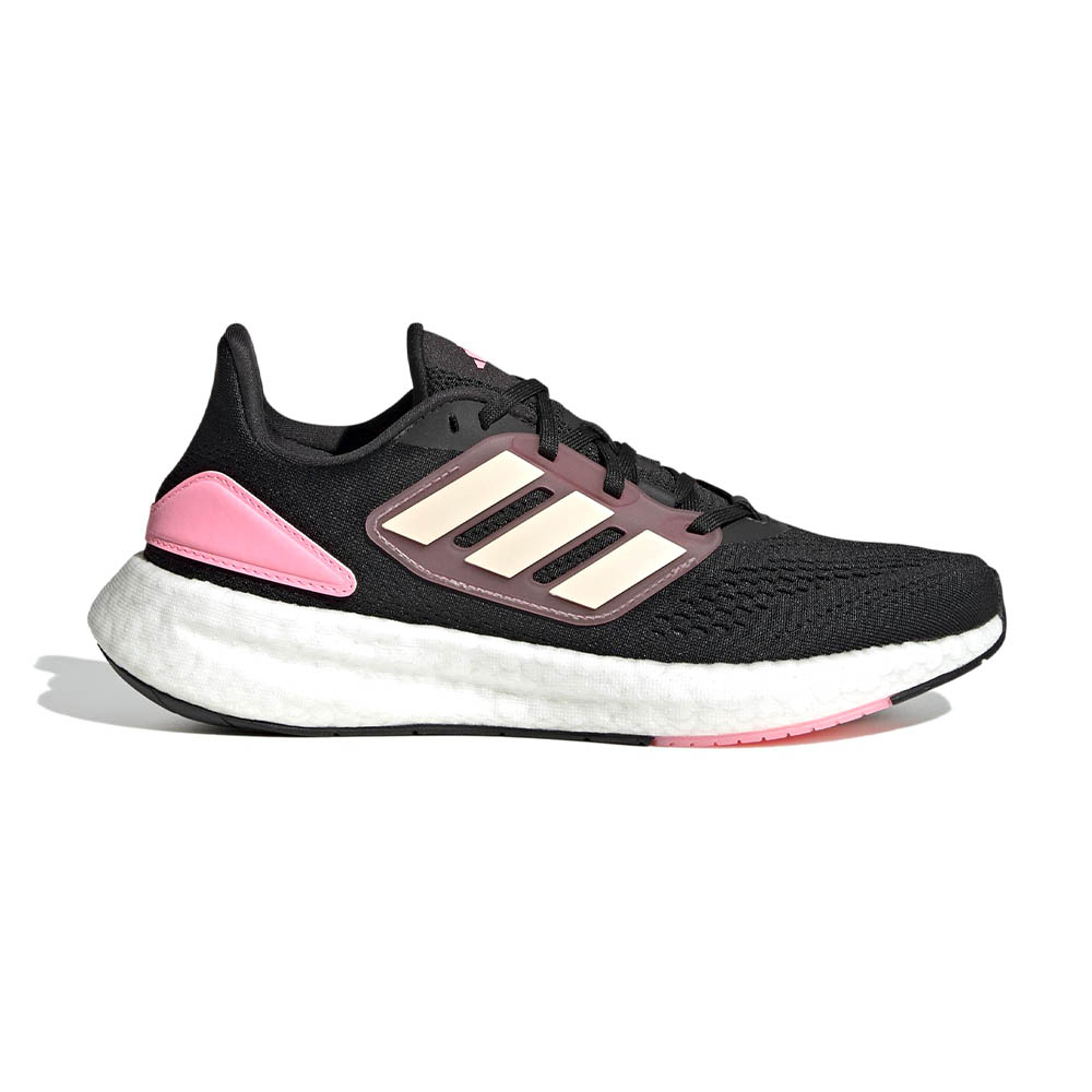 Adidas Pureboost 22 W 女鞋 黑粉色 日常 訓練 透氣 緩震 運動鞋 跑鞋 HQ8581