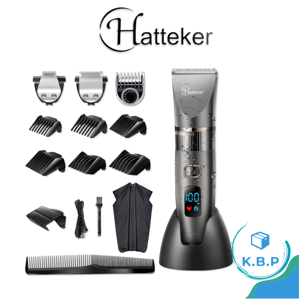 日本 HATTEKER 電動剪髮器組 USB充電式 電動剃刀 理髮器 電剪 可水洗 修容刀 剃髮 ‎RFC-69001