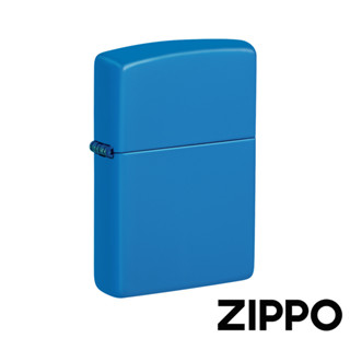 ZIPPO 天空藍亮漆(素面)防風打火機 經典素面 官方正版 現貨 禮物 送禮 刻字 客製化 終身保固 48628