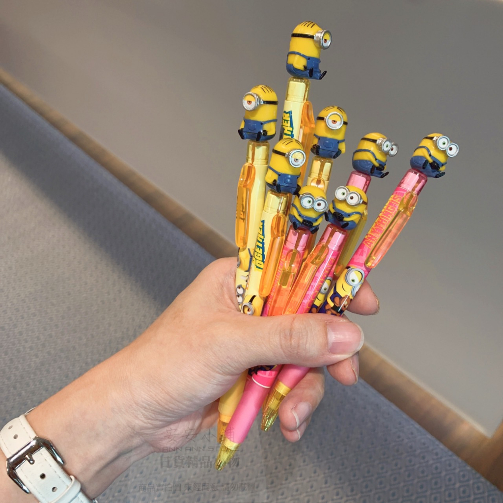 日本直送 M169 限時特價 小小兵 日本製 立體公仔筆 自動鉛筆 Minions 0.5自動筆 環球影城 熱銷商品