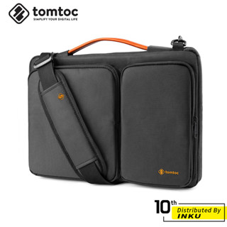 Tomtoc 美式簡約肩揹包 MacBook Air/Pro 13/14吋 通用 筆電包 電腦包 筆記型電腦包 提把 黑