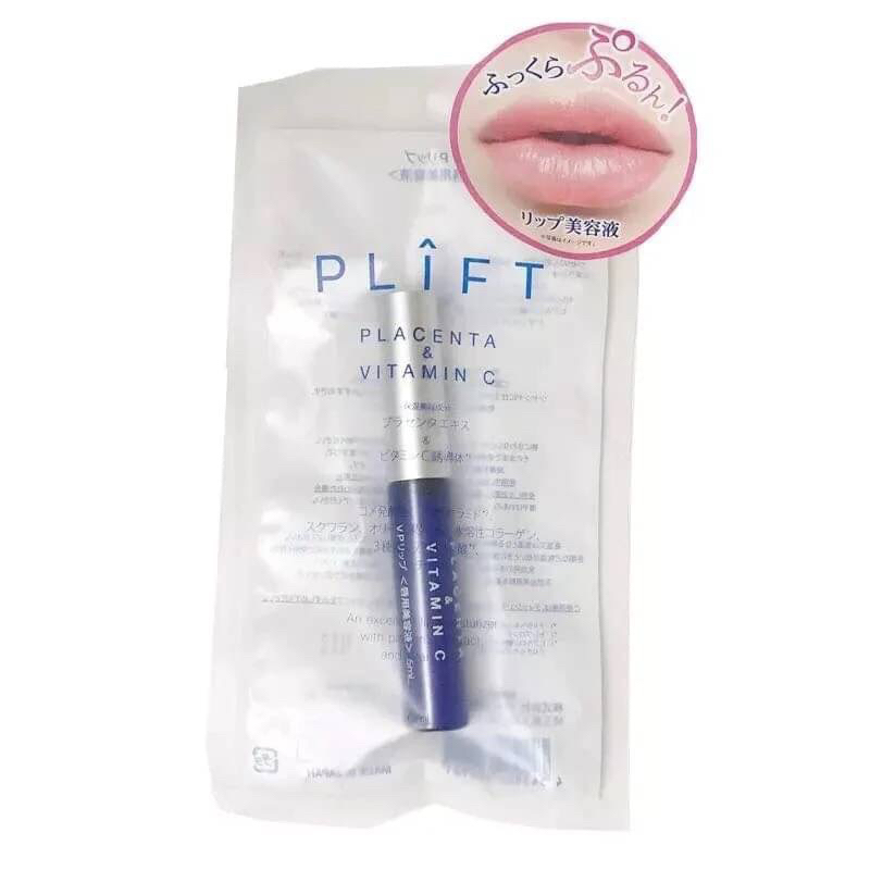 現貨 PLIFT PLACENTA＆VITAMIN C 保濕滋潤淡化唇紋 護理潤唇精華