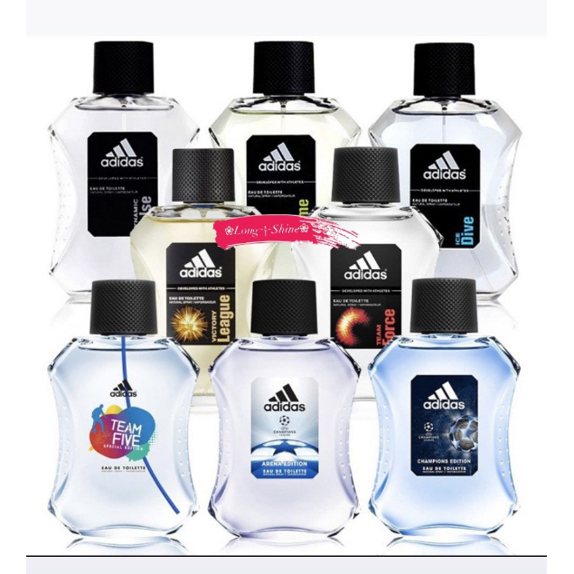 ❀Long༒Shine❀ 蝦皮發票 愛迪達【ADIDAS】男性運動香水✨100ML 7款