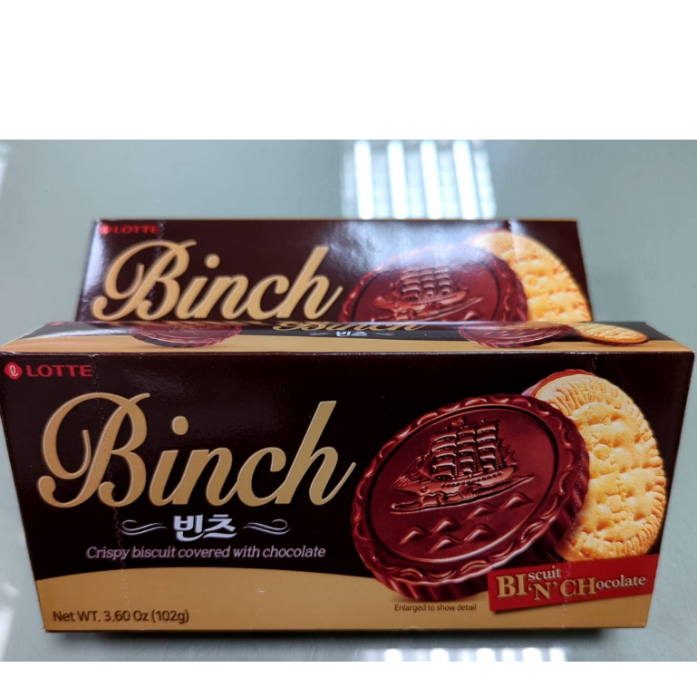 韓國樂天Binch巧克力餅乾102g