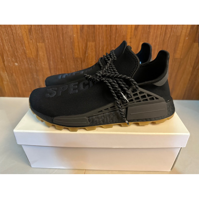 【S.M.P】Adidas x Pharrell Williams HU NMD 菲董 全黑 黑魂 黑膠底 EG7836