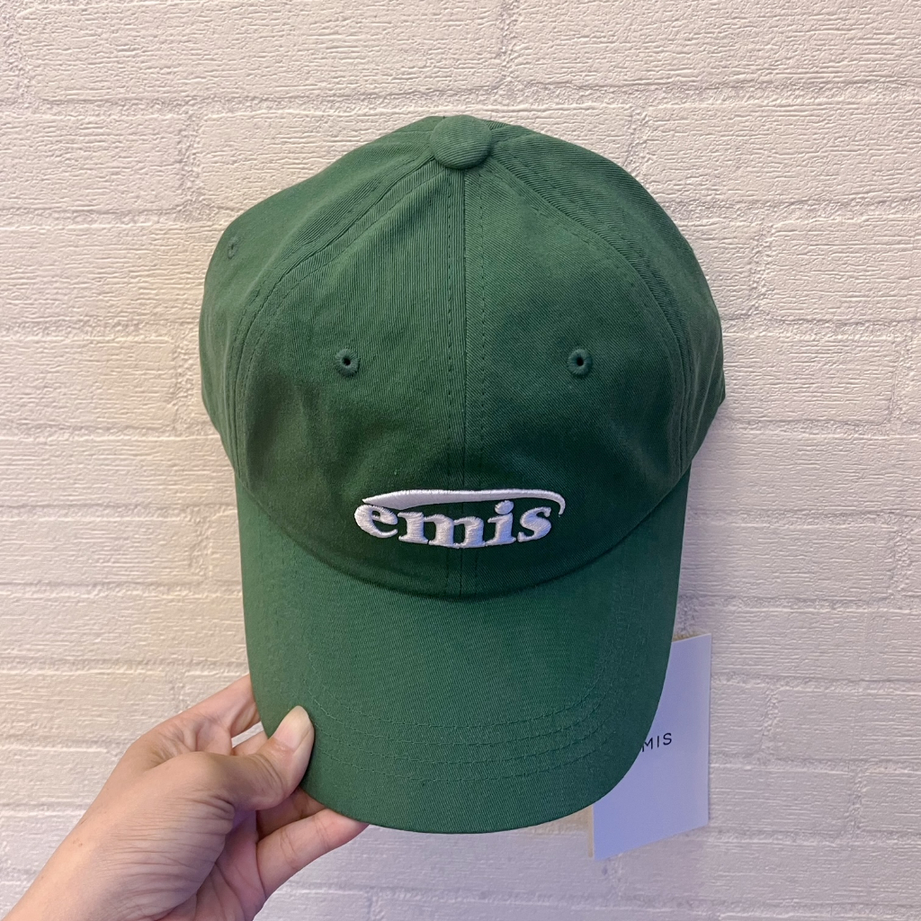 ❤️現貨商品❤️韓國熱門品牌 EMIS 綠色復古棒球帽 老帽