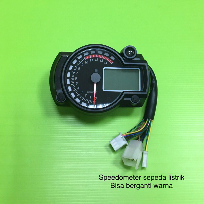 Speedometer ebike ganti warna