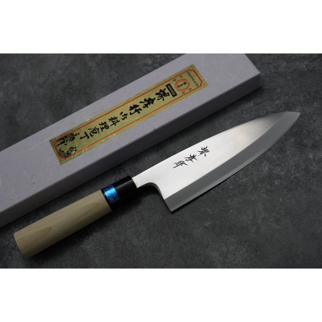 💖 堺孝行 💖【INOX 鉬釩鋼 和式出刃】日本製  廚房刀具 八煌刃物