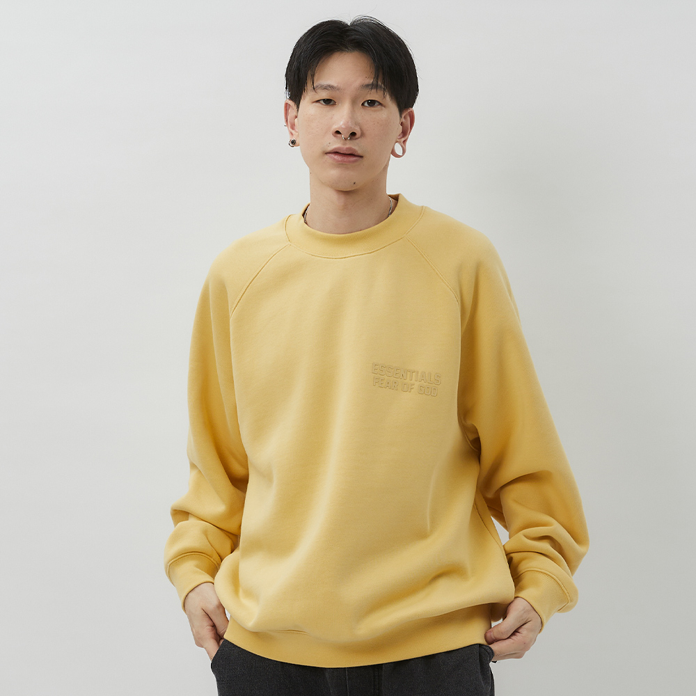 FOG Essentials Sweatshirt 男款 女款 黃色 長袖 上衣 192BT222042F