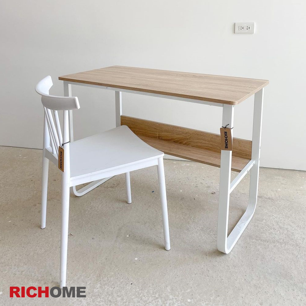 RICHOME  DE272  華特收納電腦桌(防潑水)(100CM)-2色  電腦桌 工作桌  書桌  辦公桌