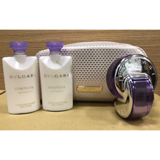 【現貨有發票】絕版經典香味款 稀有收藏【Bvlgari】寶格麗紫水晶冬季香氛禮盒(附精美化妝包/裸裝無外盒)