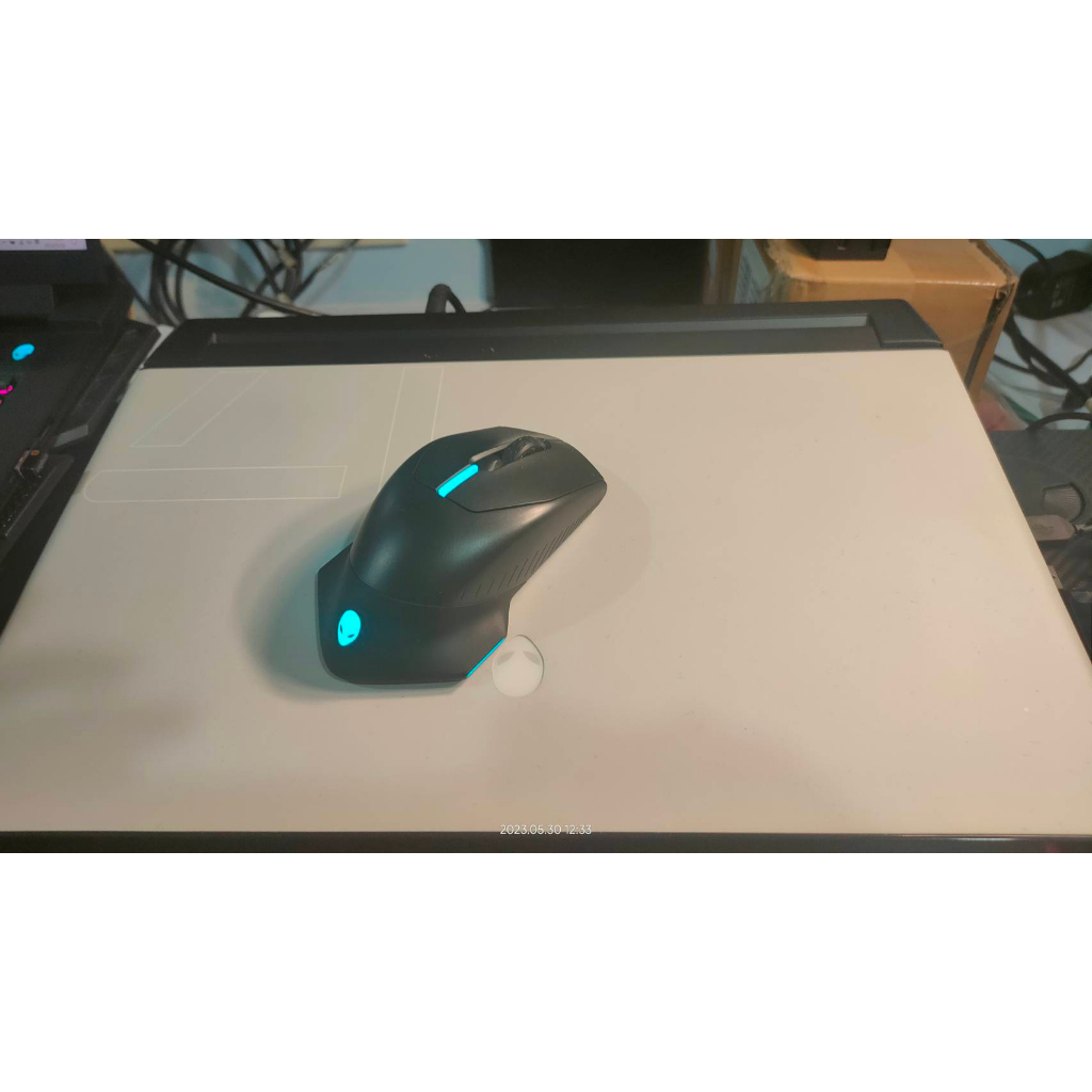 Alienware外星人新款 610m 滑鼠 有線雙模遊戲滑鼠