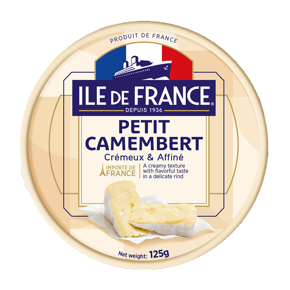 【ILE DE FRANCE 法蘭希】卡門貝爾乾酪 125g Camembert