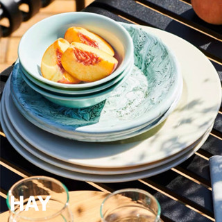 現貨｜HAY Soft Ice土耳其大理石花紋渲染碗盤｜追蹤+折價券｜LOSO家居｜優格碗 北歐風 ins質感