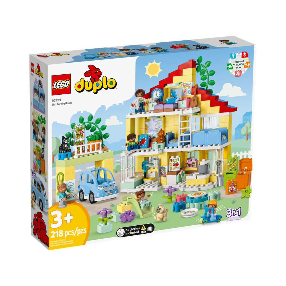 【積木樂園】樂高 LEGO 10994 Duplo系列 三合一城市住家