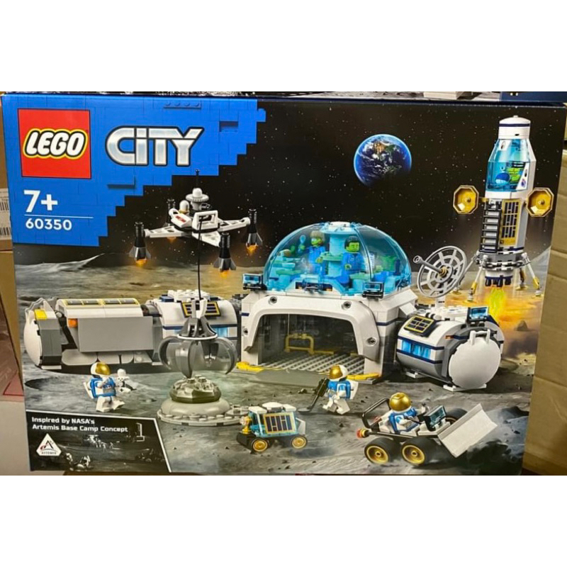樂高 LEGO 60350 城市 CITY 月球研究基地 太空人