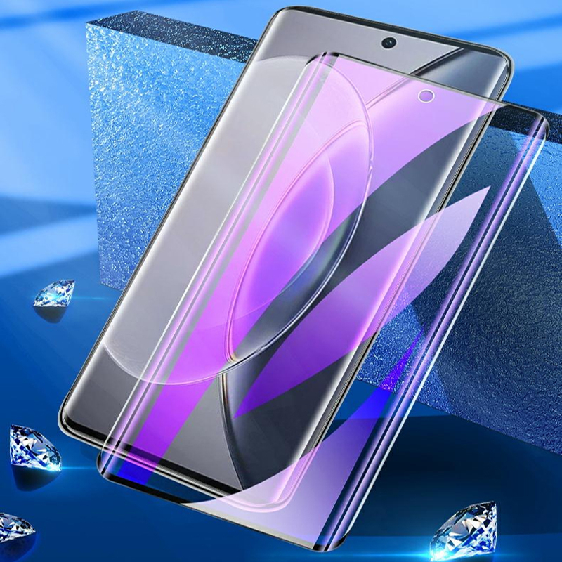 抗藍光 紫光 滿版 華為 P30 Pro Mate20 Pro 3D曲面 9H鋼化膜 手機 螢幕 保護貼