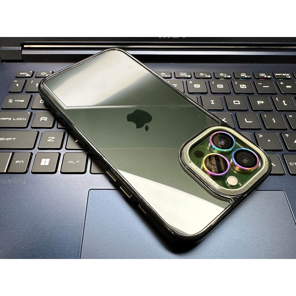 Apple iPhone13 Pro Max 256G 綠色  二手 6.7吋 原盒裝 含惡魔盾防摔殼鏡頭貼及防窺保護貼