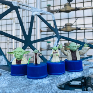 STAR WARS x Pepsi 星際大戰 尤達 Master Yoda 瓶蓋玩具四體組合