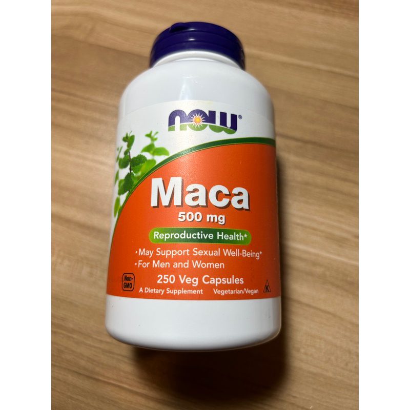 ［特價］Now 瑪卡 Maca 500mg 250顆