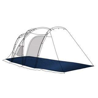 Outdoorbase OB 彩繪天空歡樂豪華2D帳篷 全覆蓋型 一房一廳帳篷防潮地布 23151 綠野山房