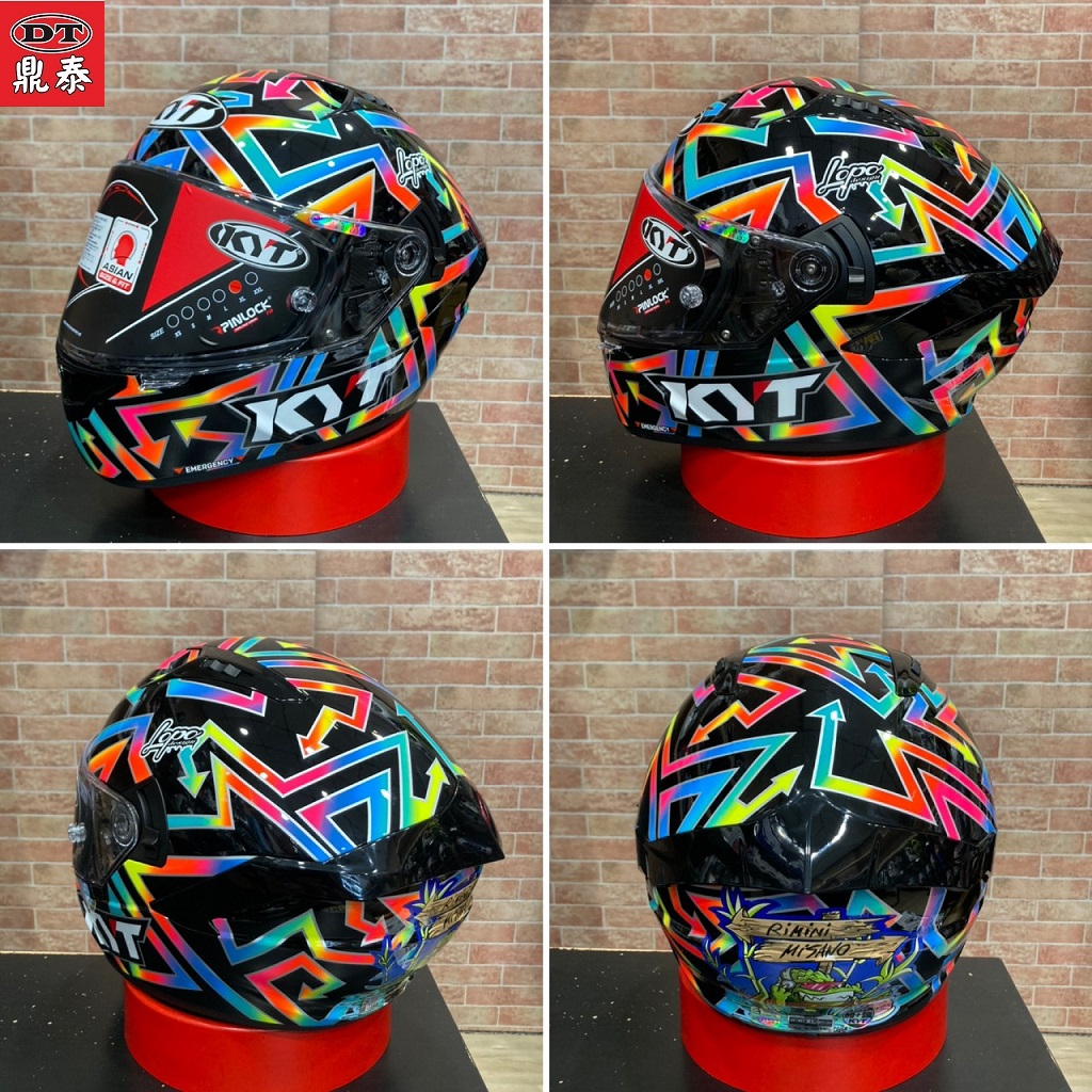 鼎泰安全帽 KYT NFR #62 (送原廠電鍍片) 選手彩繪 全罩 雙鏡片 安全帽 現貨