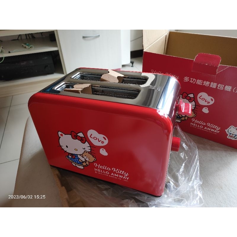 Hello kitty 多功能烤麵包機 （魅力紅）HK-TS02