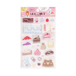 ［SUMI選物］日本 World craft 透明印章 糖果生日 CS-015 水晶印章 透明印章 矽膠印章