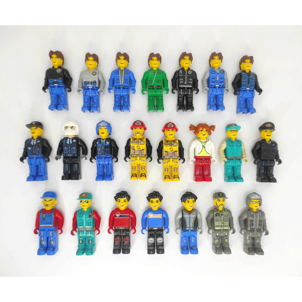 ☢️玩物喪志 2001年 LEGO 絕版人偶套組 (JackStone老人偶包科技武器配件零件 jack stone