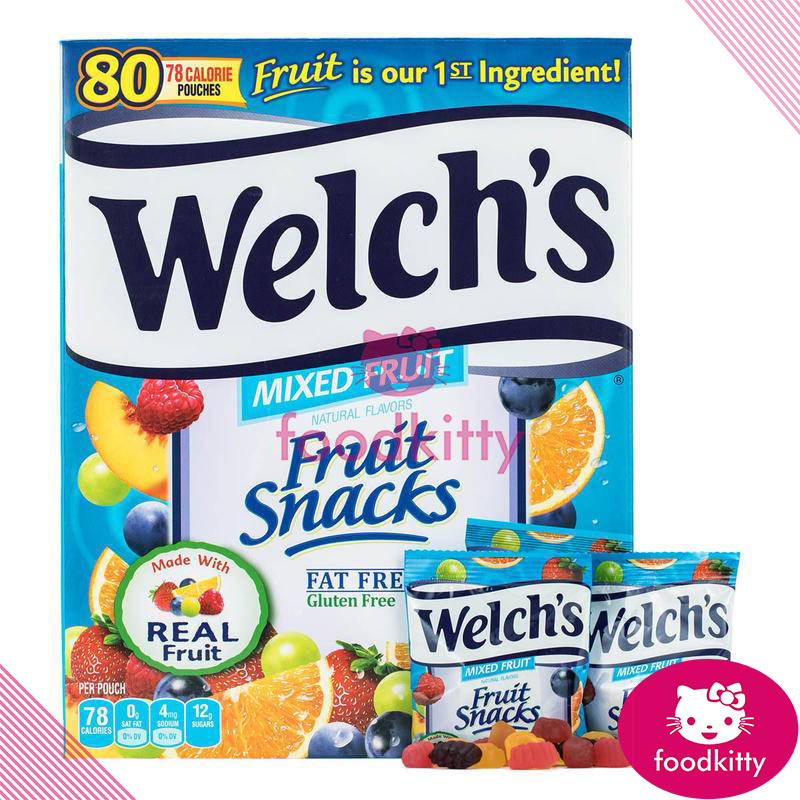 【foodkitty】 台灣現貨 Welch’s 水果軟糖 小熊軟糖 水果軟糖 綜合水果軟糖 100_ 果汁軟糖 QQ軟