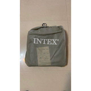 INTEX 雙人 充氣床墊 獨立氣柱 植絨表面 附修補片