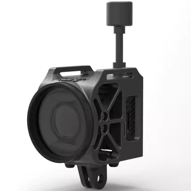 [史巴克] 大疆 DJI O3 圖傳 3D打印一體化安裝座 尼龍材質+ND4 濾鏡 M5安裝孔 (多機共用一圖傳)