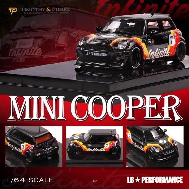 【J.M.車坊】現貨 TP 1/64 LB Works Mini Cooper S Infinite