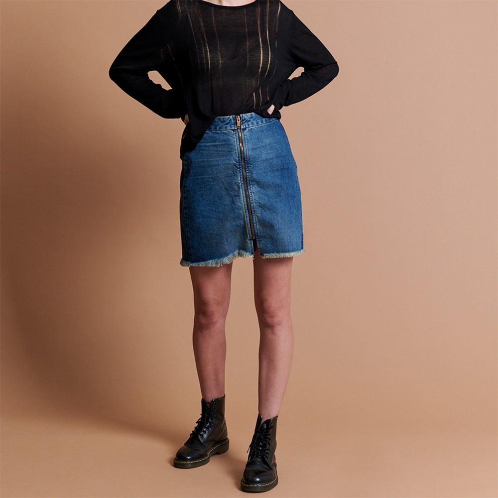 ONETEASPOON | 女 TUSCANY VIXEN HIGH WAIST DENIM SKIRT 牛仔短裙
