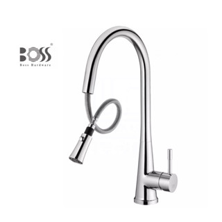 含稅附發票 boss 無鉛廚房伸縮龍頭 010211 下抽拉式 雙出水模式噴頭 日本進口陶瓷閥芯 臺灣製造 免運費
