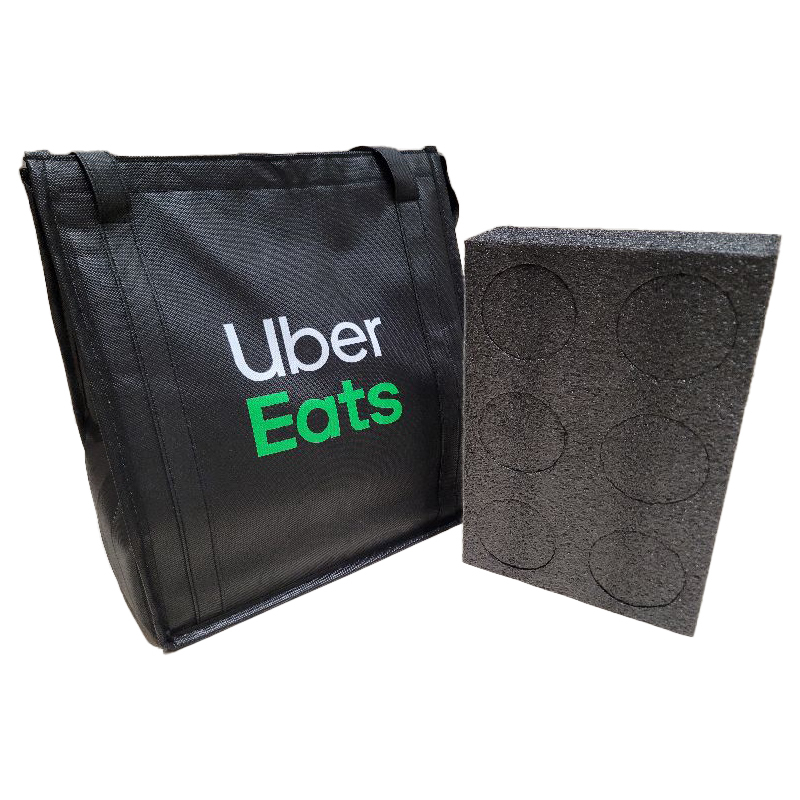 【滿額抽Ai-1 Sport】UberEats 提袋 外送 6格 8格 便攜式 小提袋 送餐小提袋 小保溫提袋