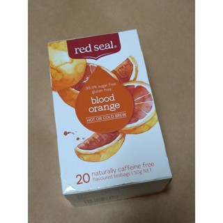 ［現貨］red seal 紅印 無咖啡因水果茶系列茶包 草莓、百香果、萊姆、血橙、桃子