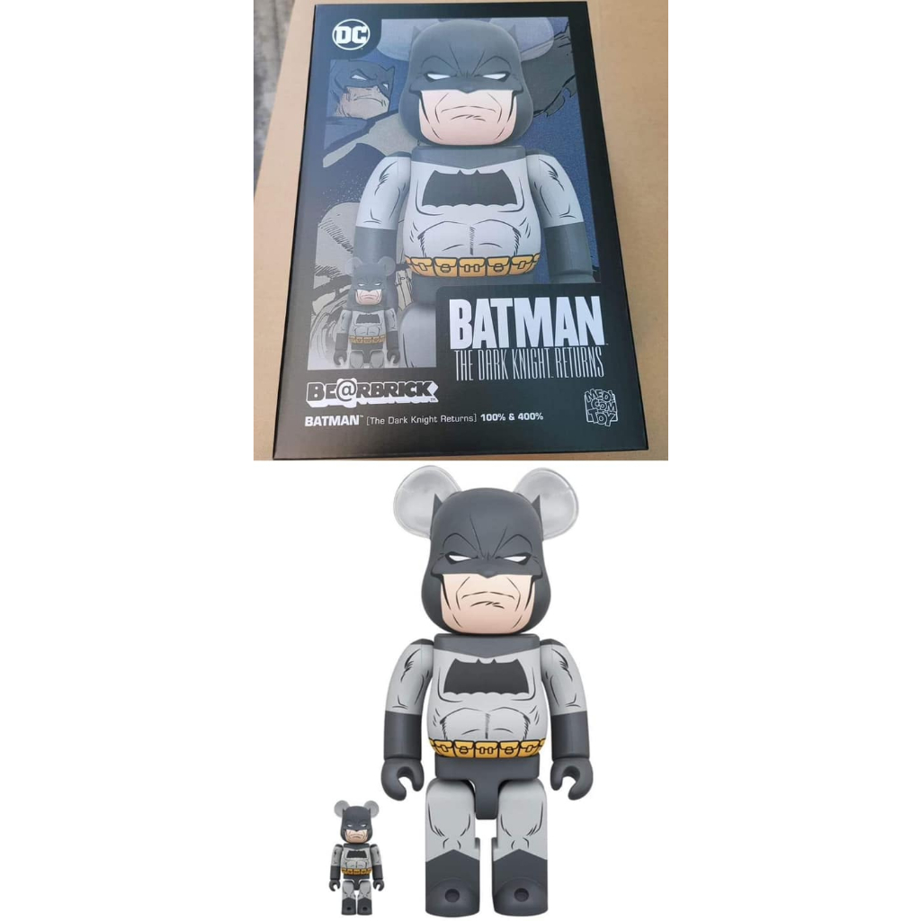 全新未拆 BE@RBRICK BATMAN400%+100% TDKR Ver. 蝙蝠俠 400%+100%