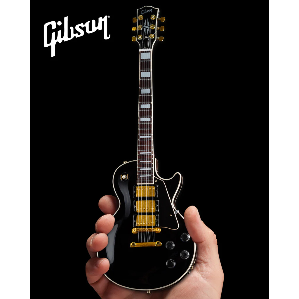 【現貨】Gibson Les Paul Custom Ebony 黑色 電吉他 / 迷你吉他 1:4 比例 迷你 模型