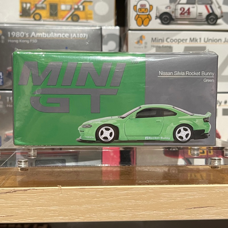 【模幻力量】現貨 MINI GT 1/64 Nissan Silvia Pandem (S15) Green