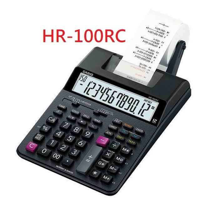 【文具通】CASIO 卡西歐 HR-100RC HR-150RC 打印型 列印 紙捲 計算機 另售變壓器 L514008