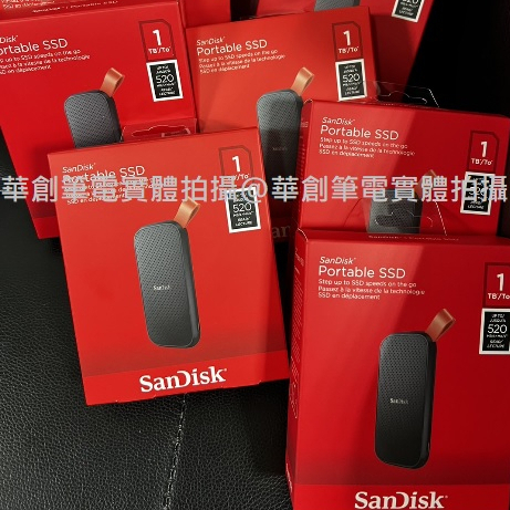 華創筆電@SanDisk E30 1TB 行動固態硬碟