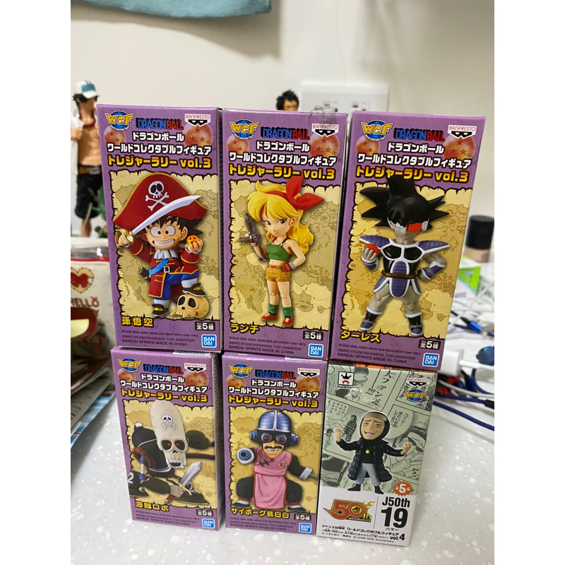 全新 海外限定 七龍珠 悟空 桃白白 海盜獵人 達列斯 蘭琪 寶藏收集錄 遊藝場 WCF 代理版