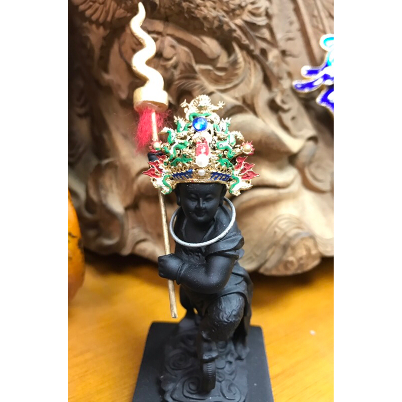 新莊將之藝 官將藝坊 迷你九龍太子帽約1吋半 大小可調 香火佛 廟會模型材質3D列印